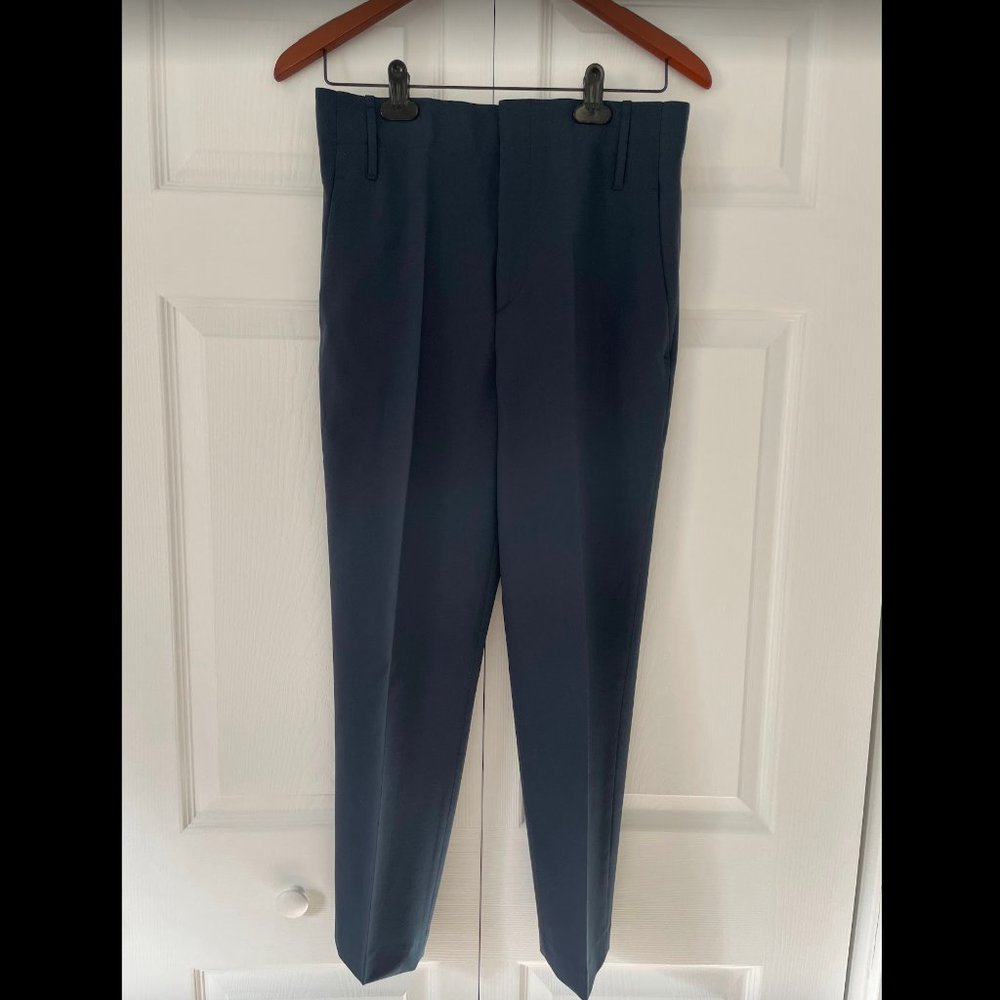 Zara High Waist Blue Dress Pants